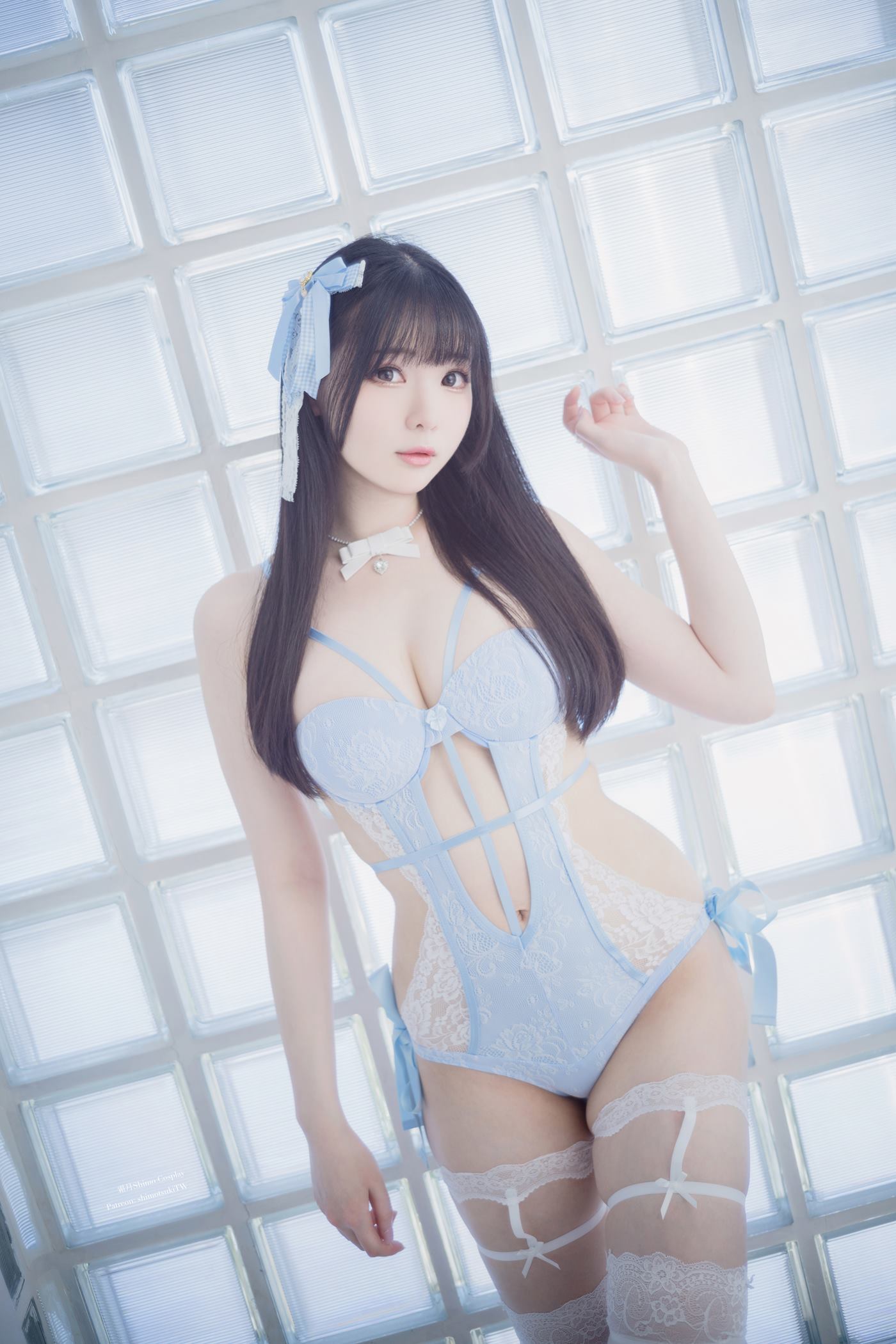 霜月shimo   Blue Lingerie[41P]第4张