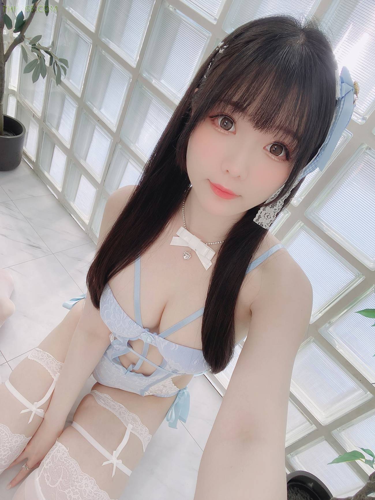 霜月shimo   Blue Lingerie[41P]第6张