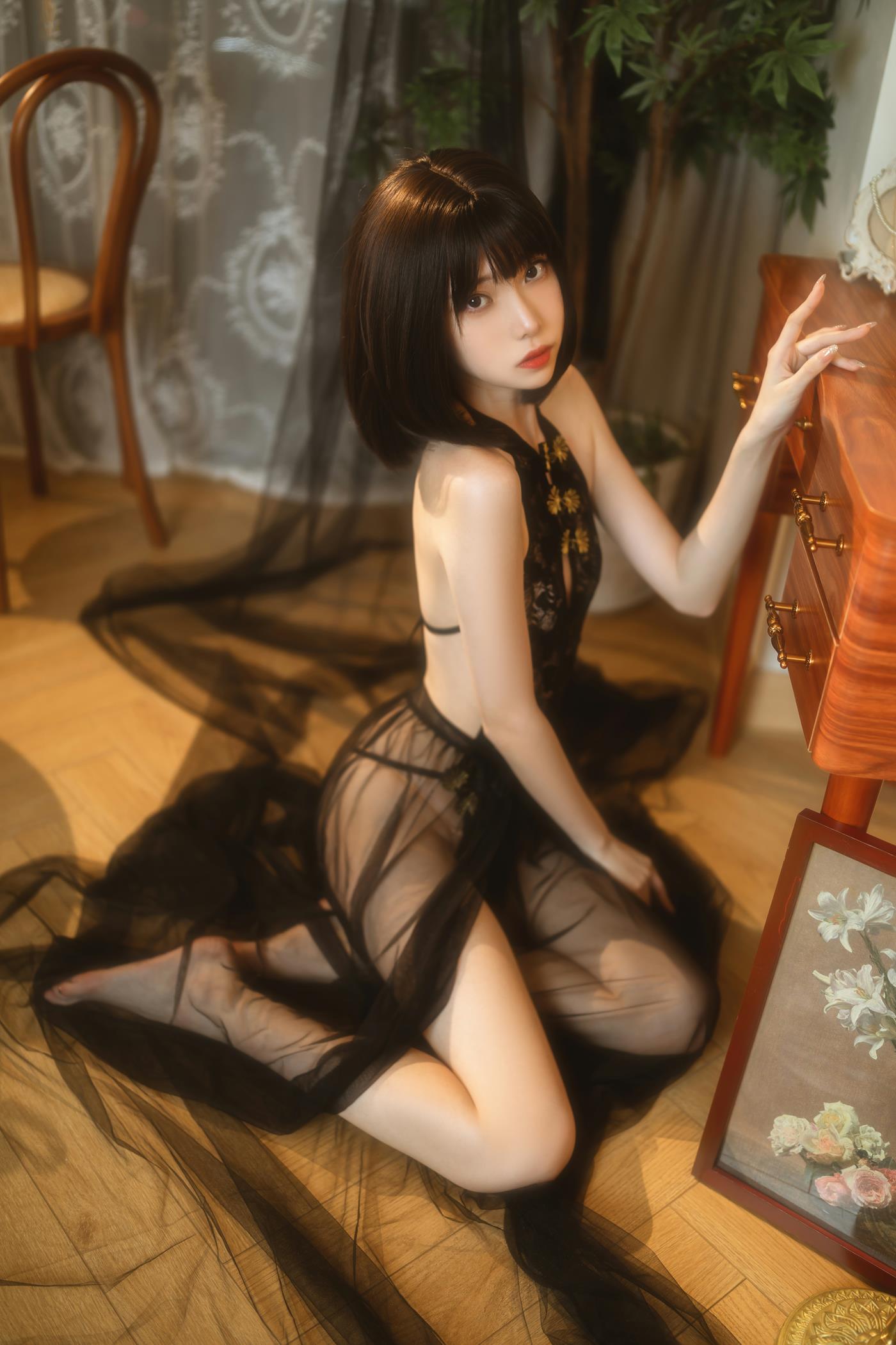 许岚(叁月life) NO.007  纯欲黑纱[40P]第3张