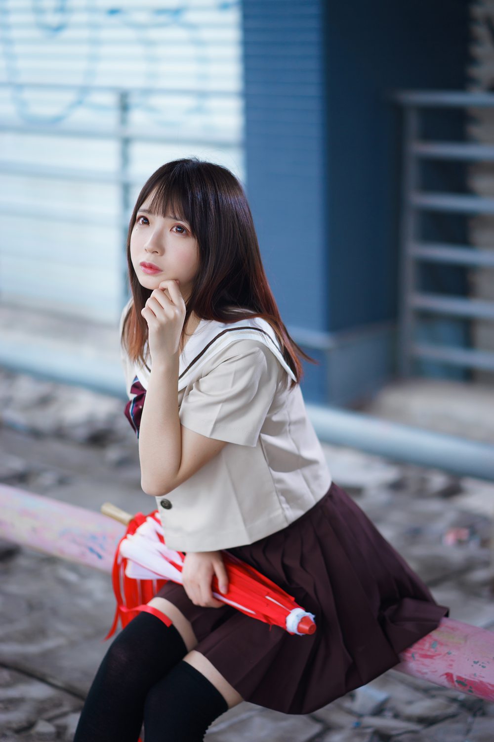 网荭Coser@疯猫ss 丝袜狂想曲(伞) 在现浏览第8张