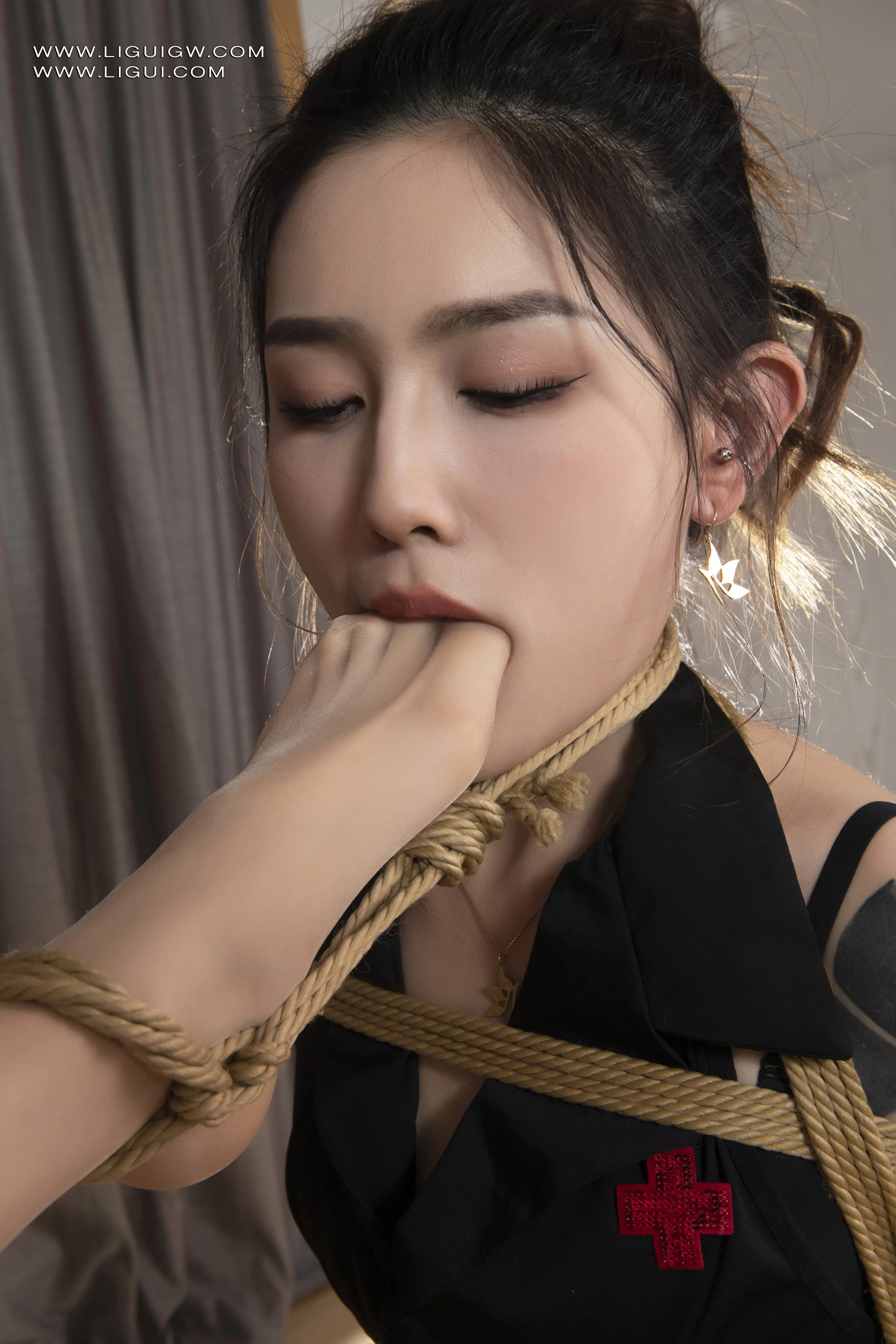 [Ligui丽柜] 2025.10.03 缚虐双生 Tuzi&Tiantian第8张